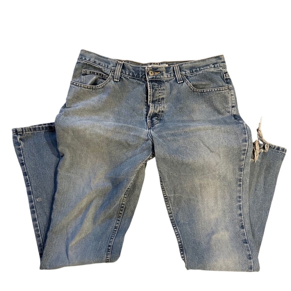Vintage 90s‎ American Eagle 100% Cotton Button Fly Straight Jeans - Size 12 Reg